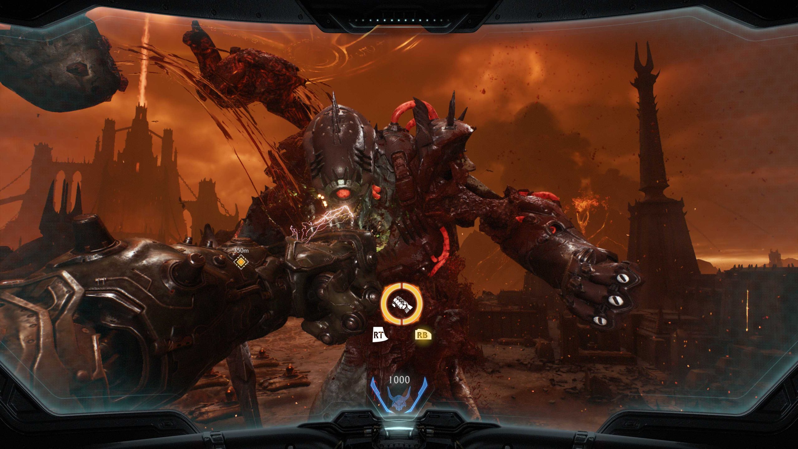 DOOM: The Dark Ages combat Atlan