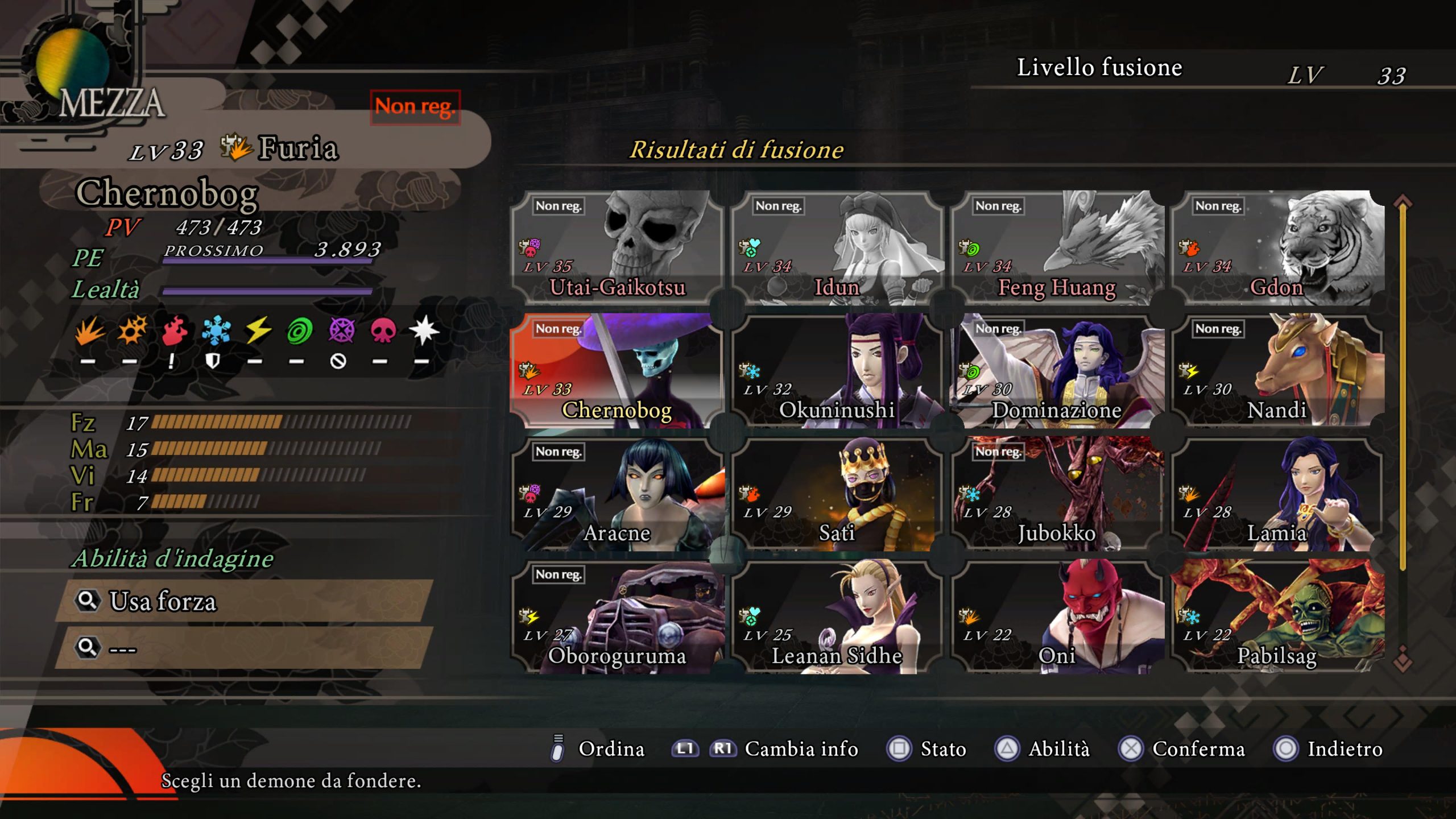 RAIDOU Remastered Fusione Inversa