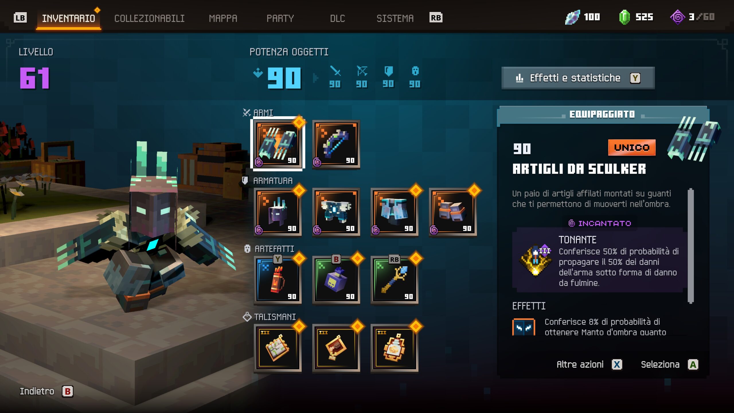 Minecraft Dungeons II personaggio